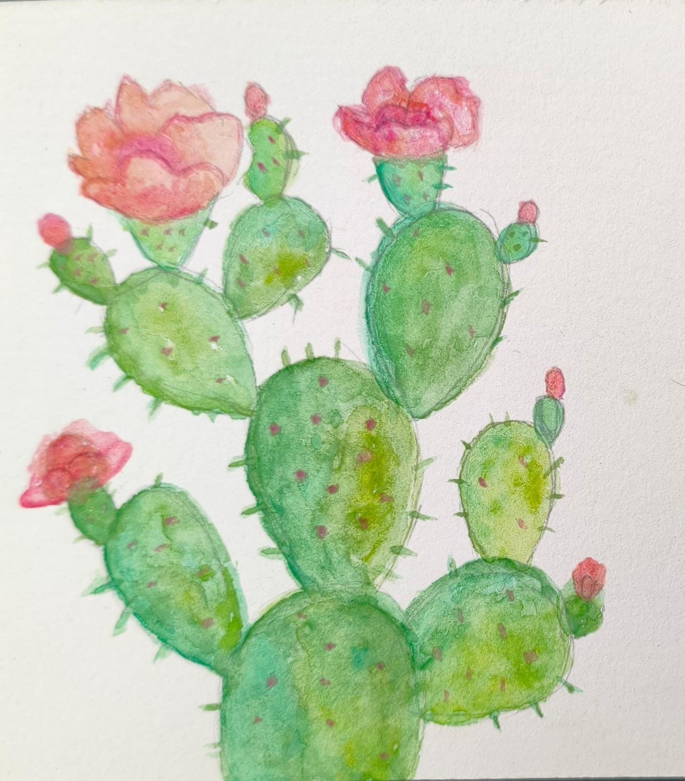 Pintura de Nopal por Joselyne Guadalupe